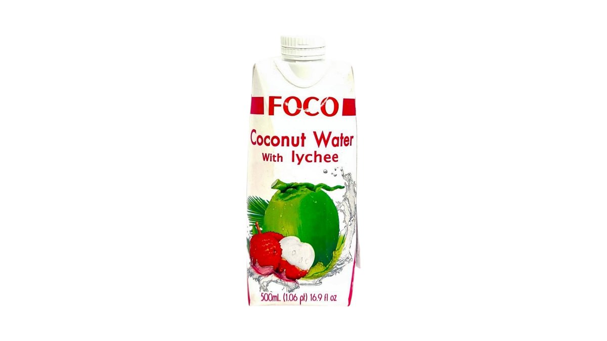 FOCO Kokosová voda s liči