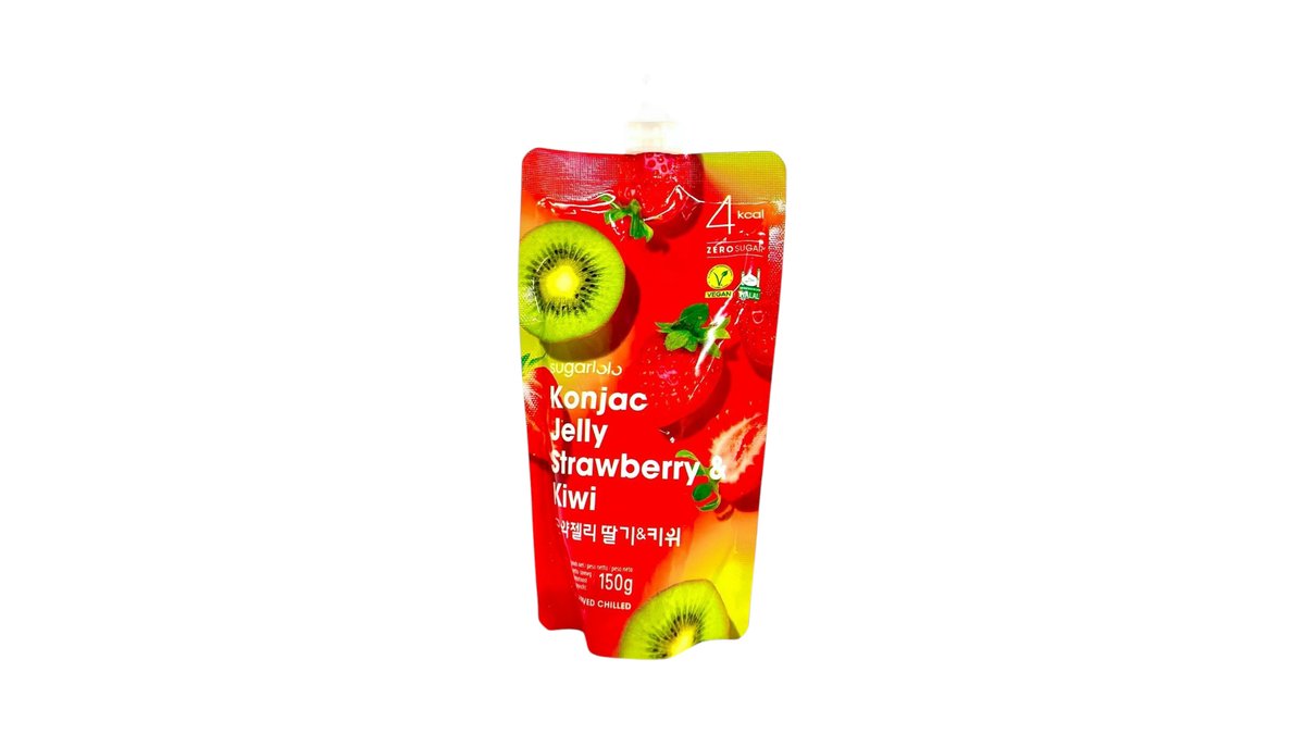 SUGARLOLO Želé s kiwi a jahodou