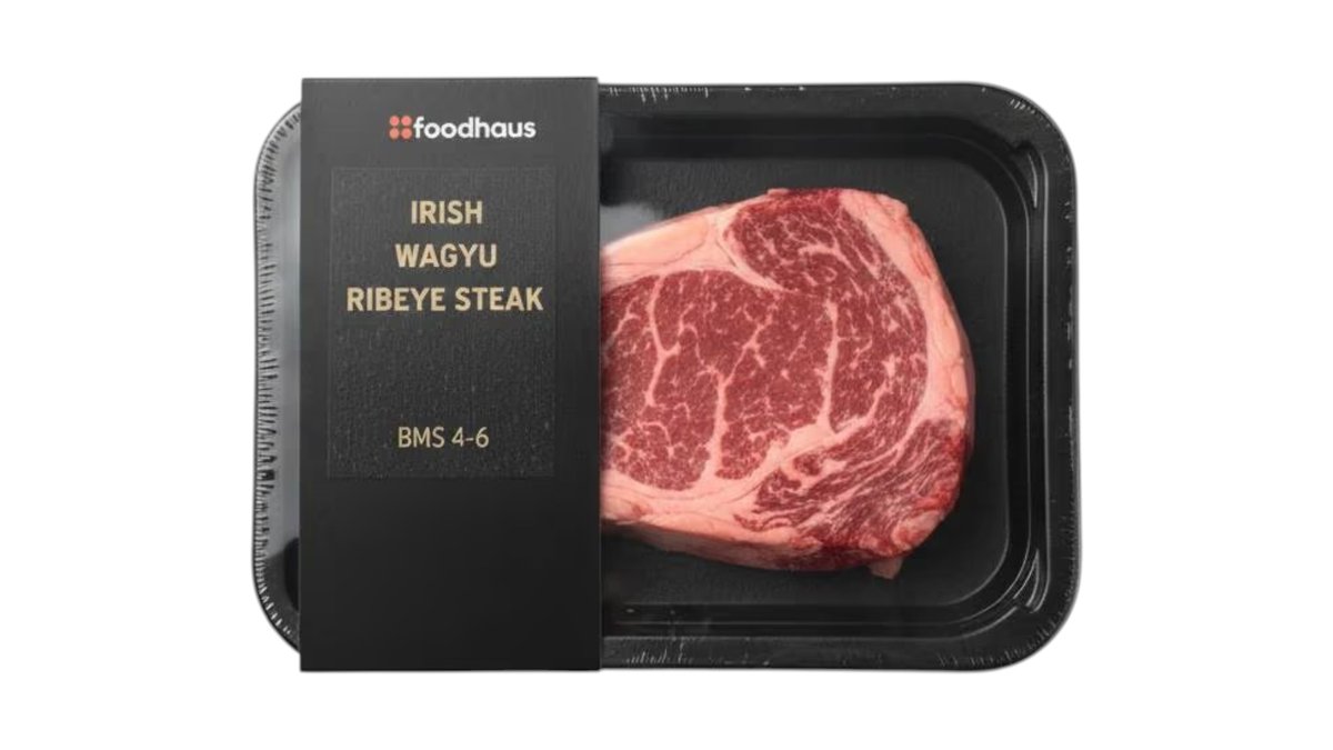 Irish Wagyu Ribeye Steak BMS 4-6 | Foodhaus Chloraka | Wolt