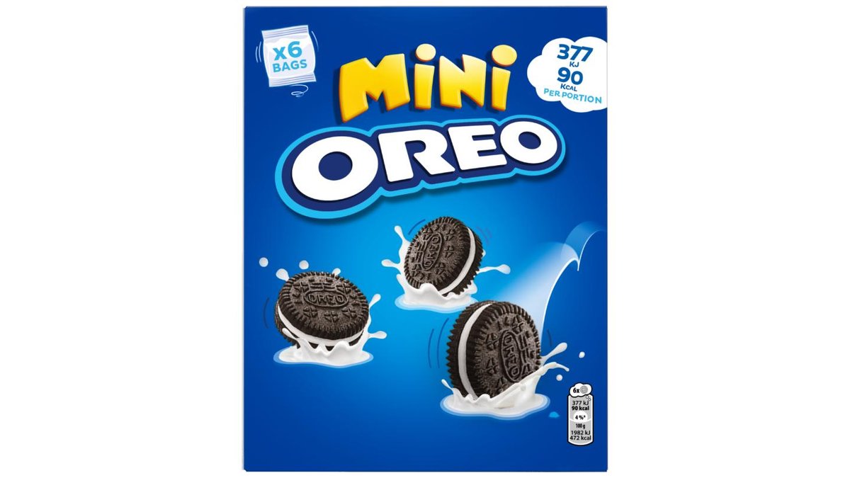 Oreo sušenky MINI s vanilkovou náplní 114g