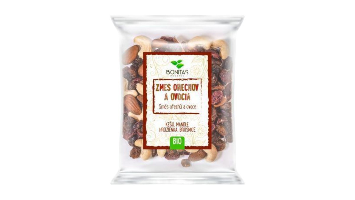 Bonitas Zmes orechov a ovocia bio, 100 g