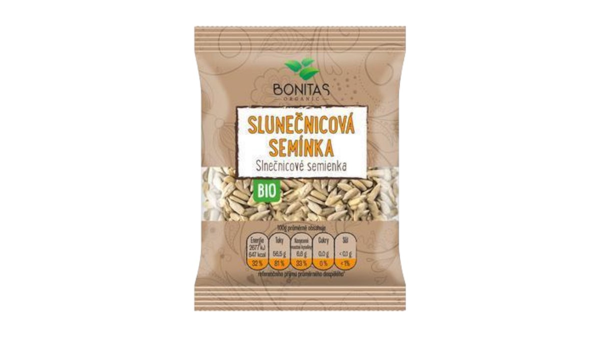 Bonitas Slnečnica lúpaná nepražená bio, 150 g