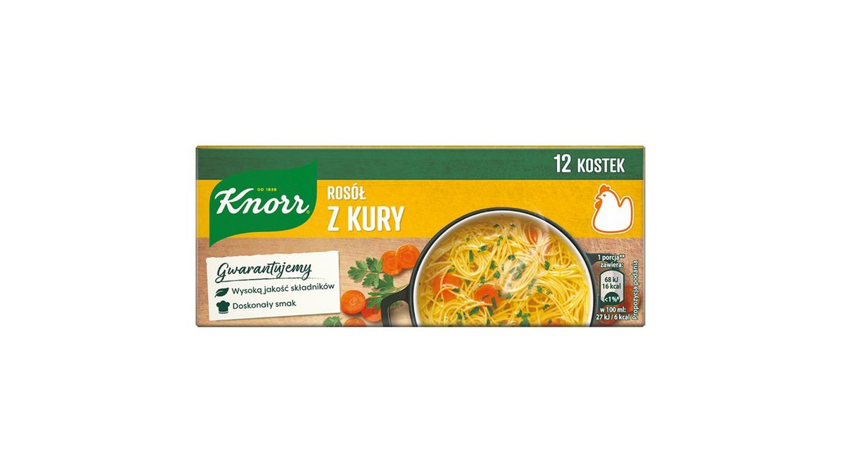 Knorr Rosół z kury 120 g (12 x 10 g)