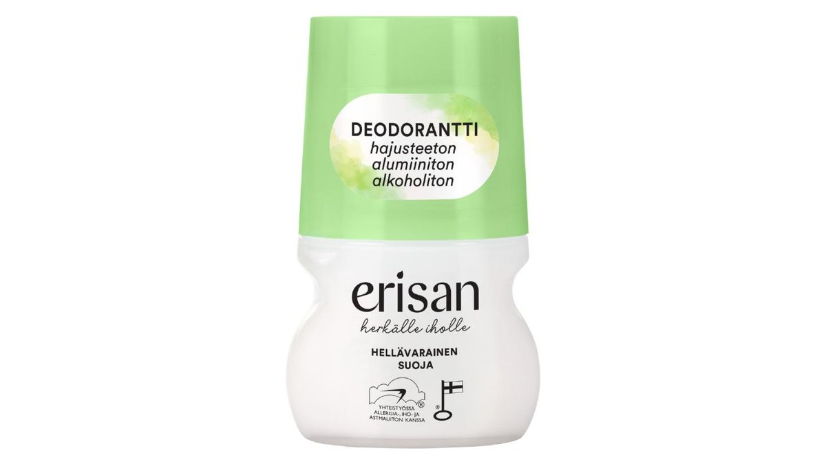 Erisan Hajusteeton Deodorantti roll-on 50 ml