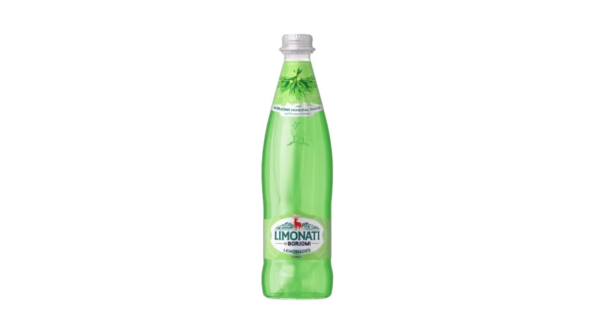 Лимонад limonati by borjomi тархун 500мл ст/бут
