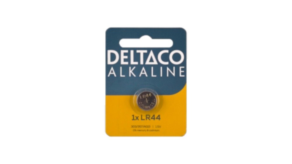 Deltaco Alkaline Paristo LR44 Alkaline 1kpl