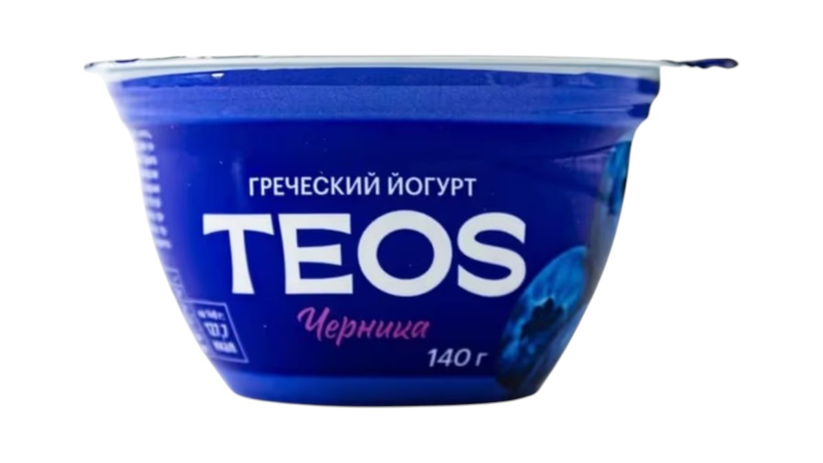 Йогурт Савушкин греческий черника 2,0% 140г