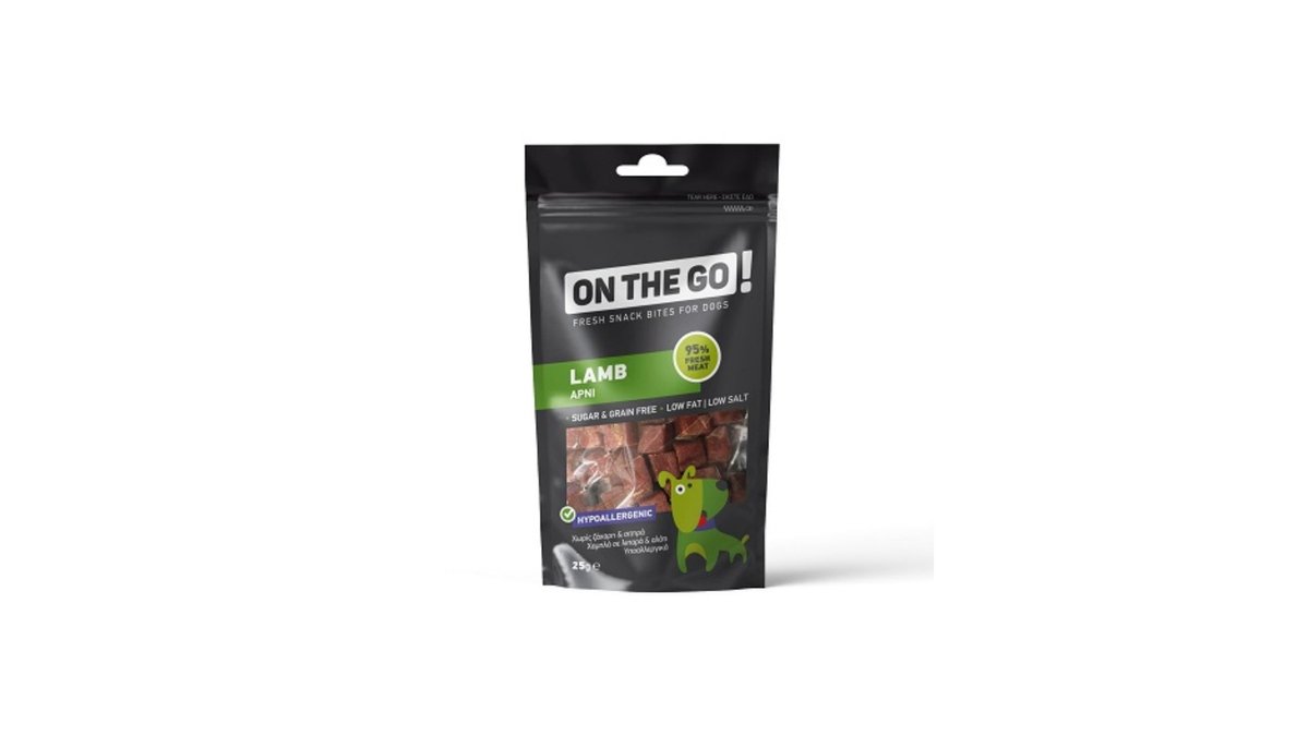 Onthego Dog Lamb Bites 25gr