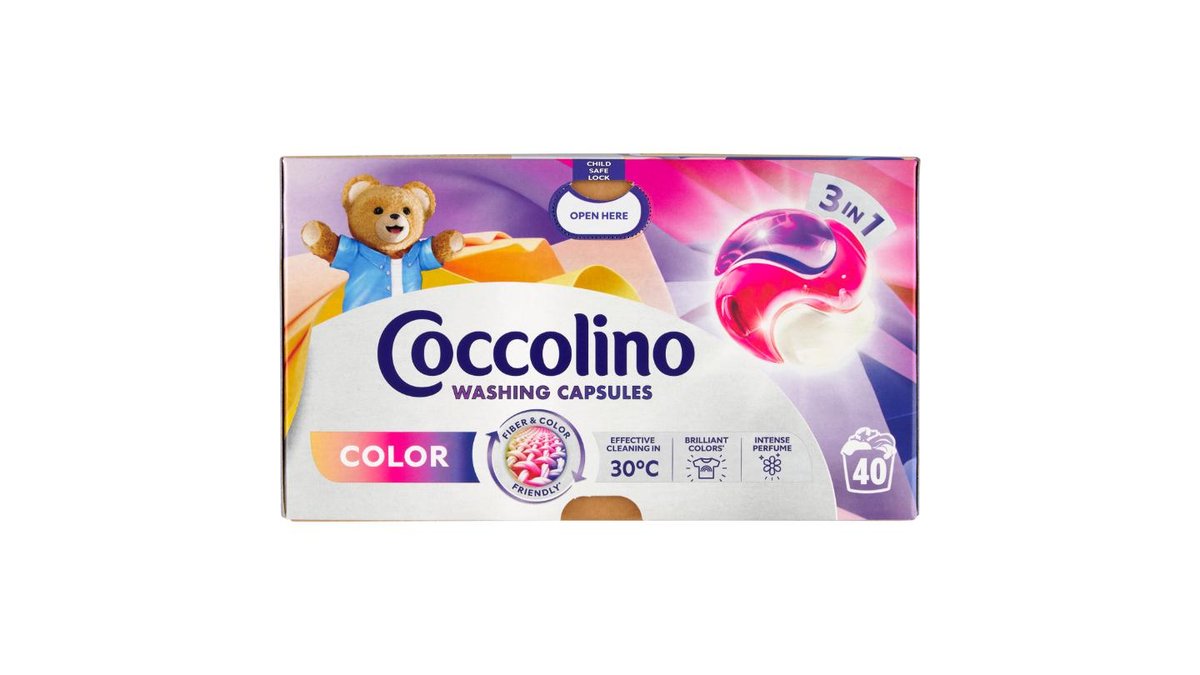 Coccolino Color gélové kapsuly na pranie 40 praní 692 g