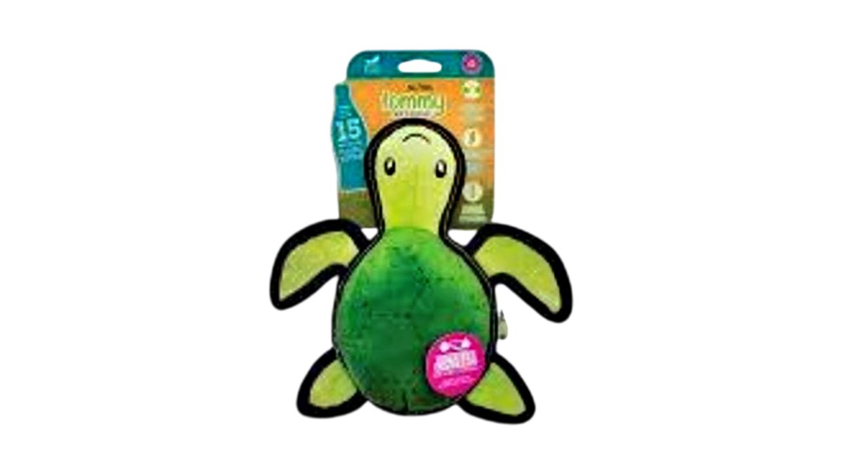 Beco Dog Toy Turtle Tommy Green Large