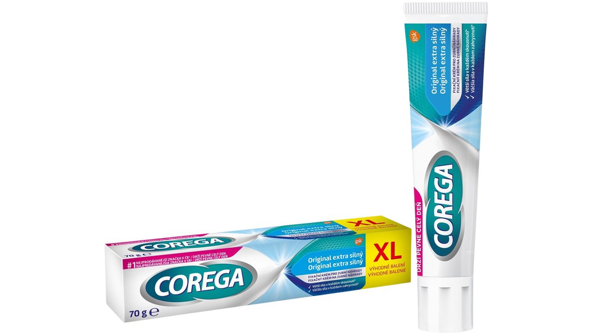 Corega Original Fixační krém extra silný XL 70 g