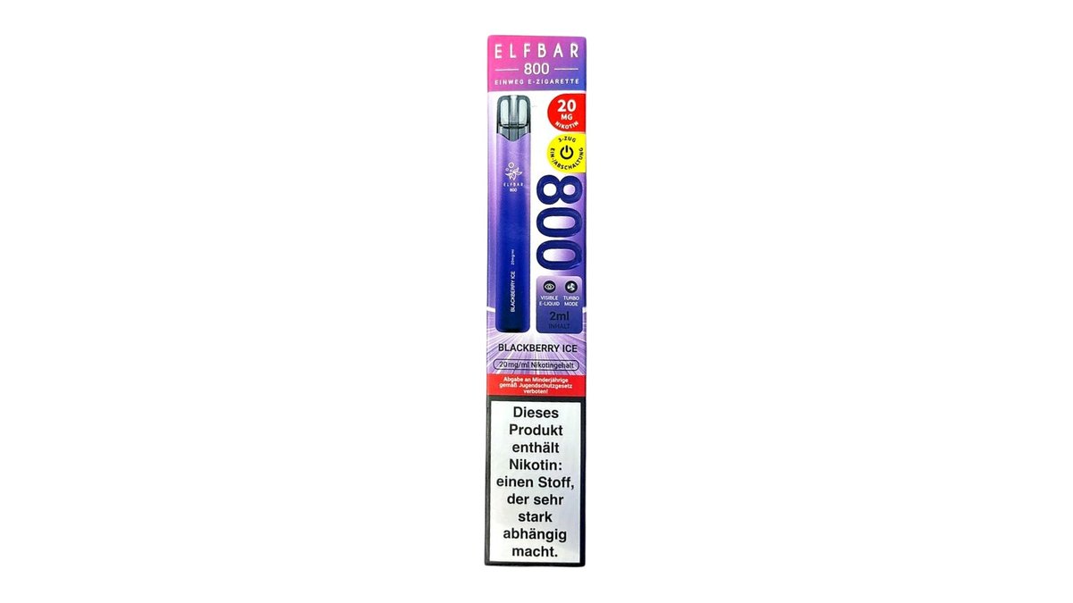 elfbar 800 blackberry ice - - 20mg/ml | Vapetown elfbar blackberry ice Elfbar Elfa Turbo Refillable pfs:label-Summer Sale Geschmack:Cherry
