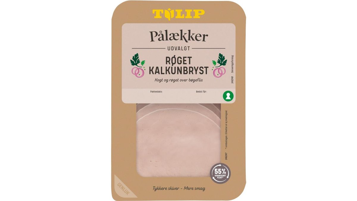 Kalkunbryst i skiver, Pålækker