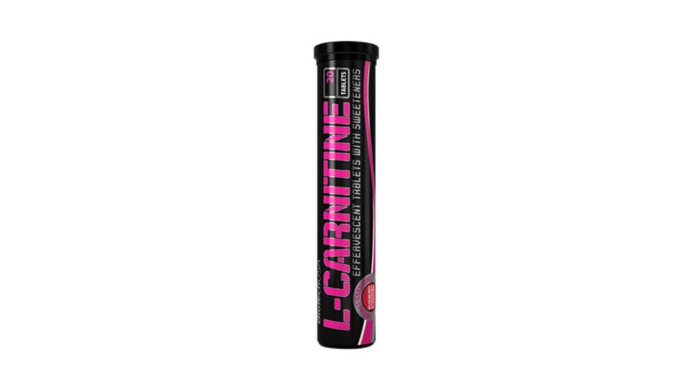 BioTech USA L-Carnitine 500 mg (šumivé tablety) 20 tabliet citrón