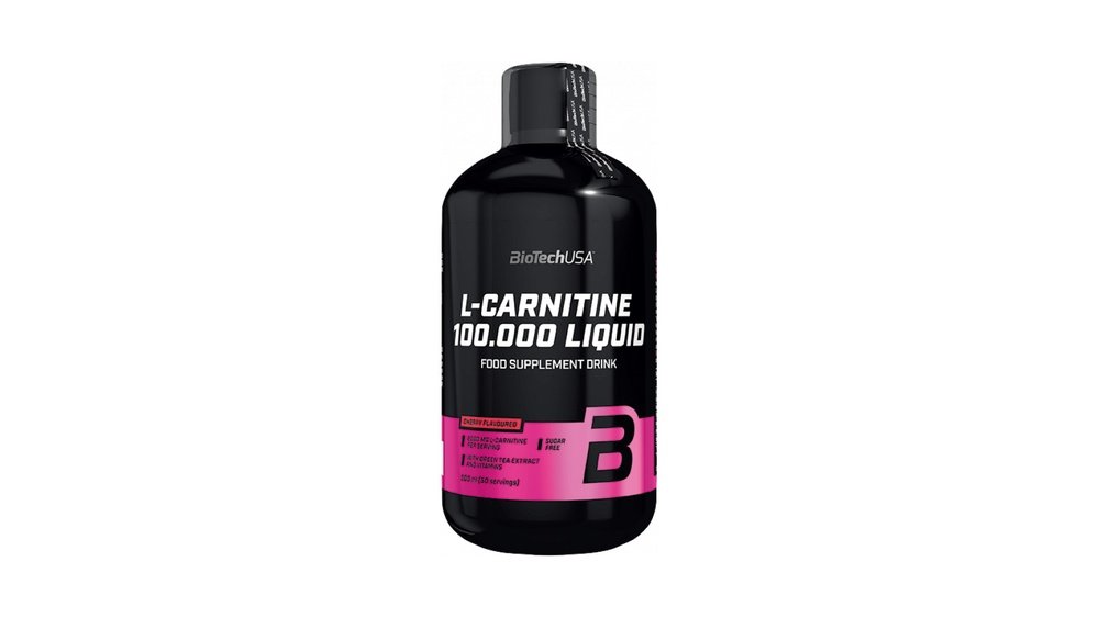 BioTech USA L-Carnitine Liquid 100 000 mg 500 ml jablko
