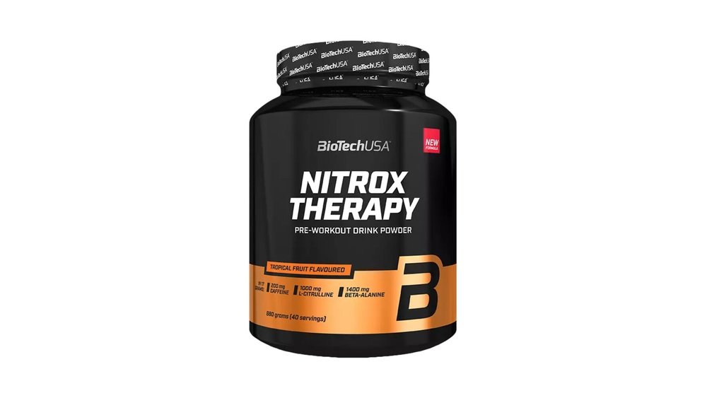 BioTech USA Nitrox Therapy 680 g modré hrozno