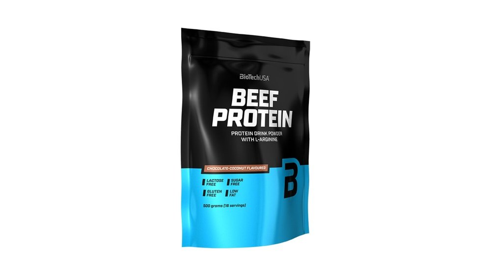 BioTech USA Beef Protein 500 g škorica-vanilka