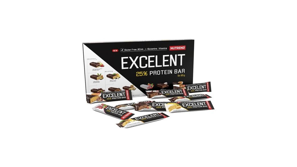Nutrend Excelent Protein Bar Mix BOX 9 x 85 g limitovaná edícia