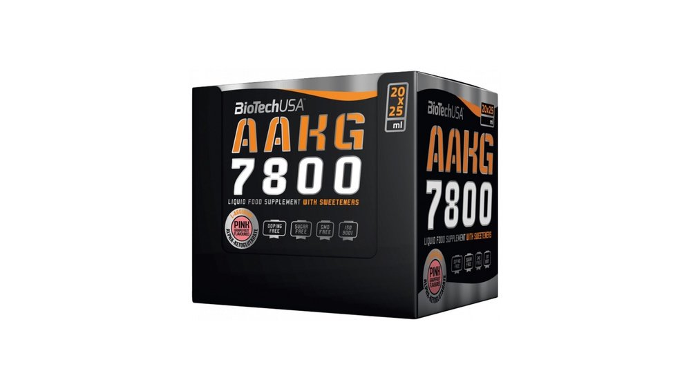 BioTech USA AAKG 7800 20 x 25 ml ružový grapefruit