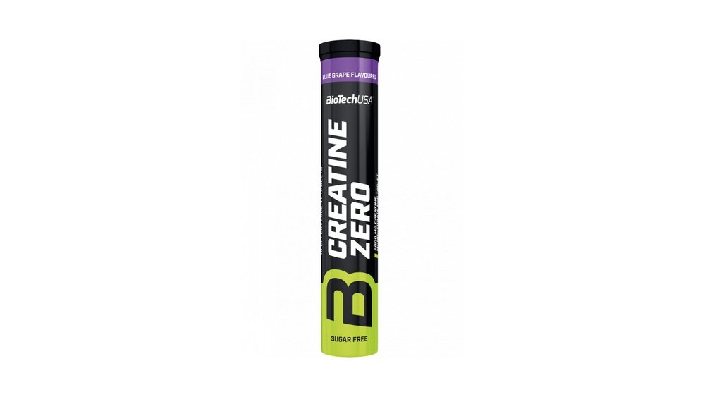 BioTech USA Creatine Zero 18 tabliet modré hrozno