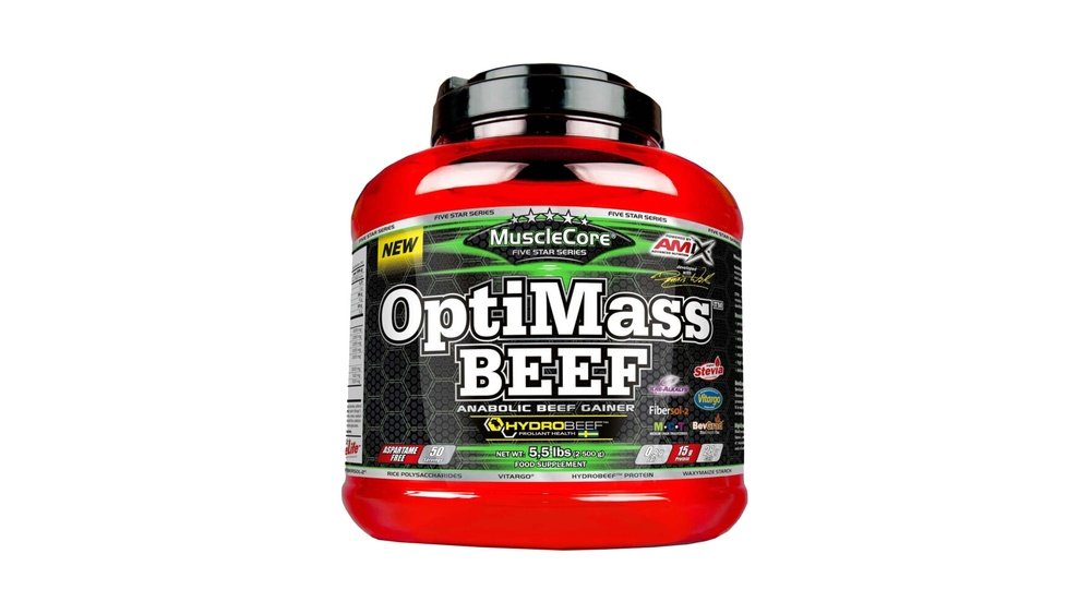 Amix MuscleCore® OptiMass™ Beef 2500 g lesné ovocie