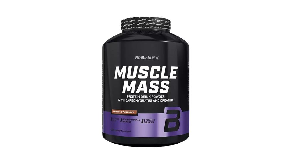 BioTech USA Muscle Mass 4000 g čokoláda
