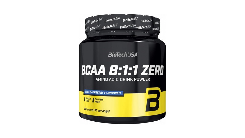 BioTech USA BCAA 8:1:1 Zero 250 g broskyňový ľadový čaj