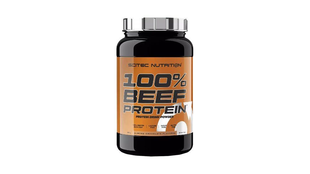 Scitec Nutrition 100% Beef Protein 900 g karamel-banán