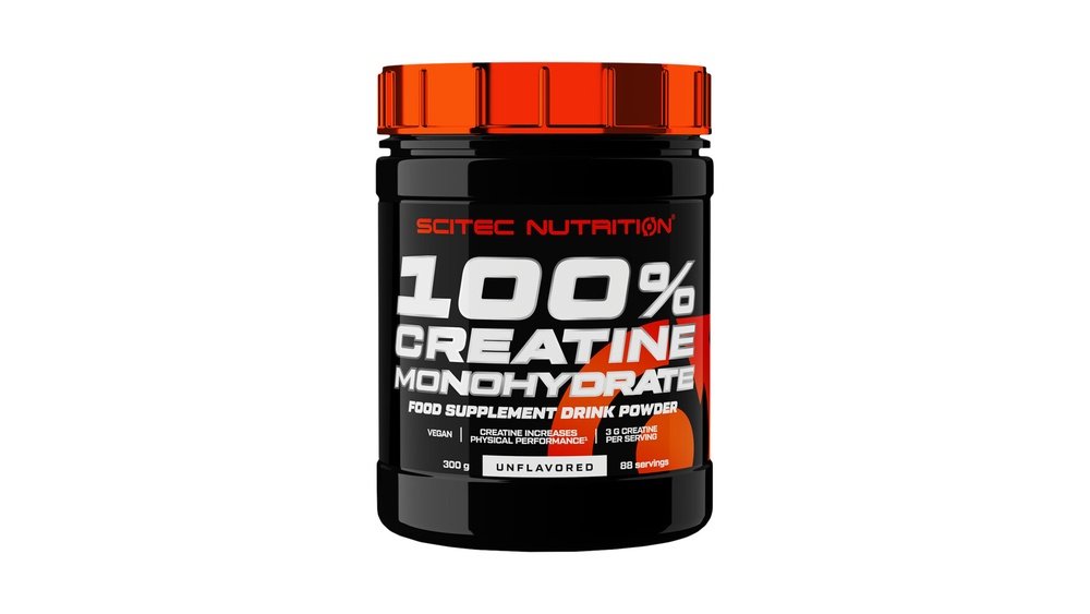 Scitec Nutrition 100% Creatine Monohydrate 300 g mäta-limetka