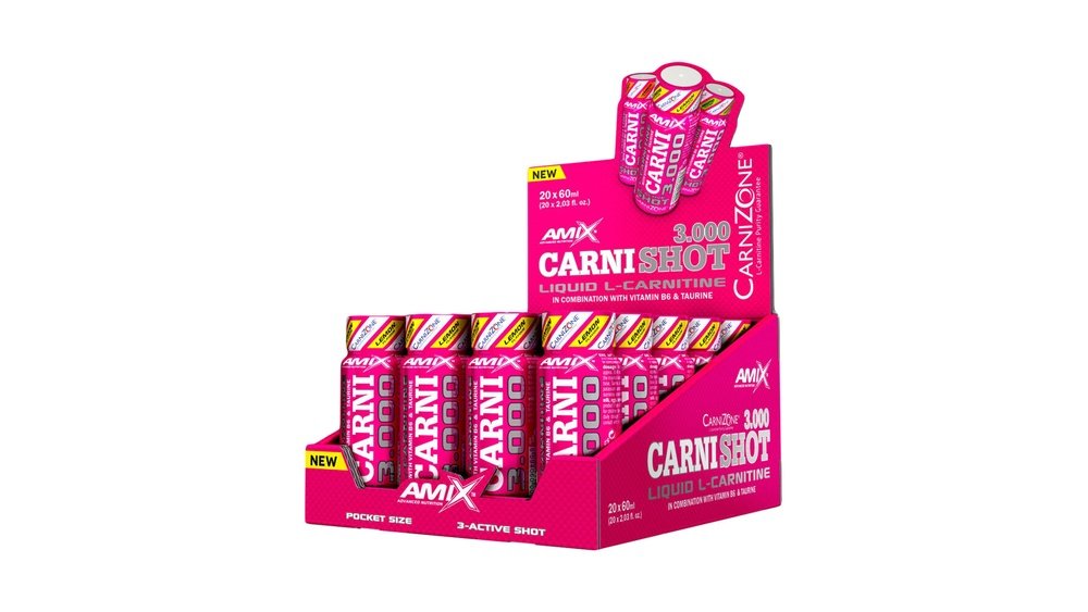 Amix CarniShot 3000 BOX 20 x 60 ml citrón