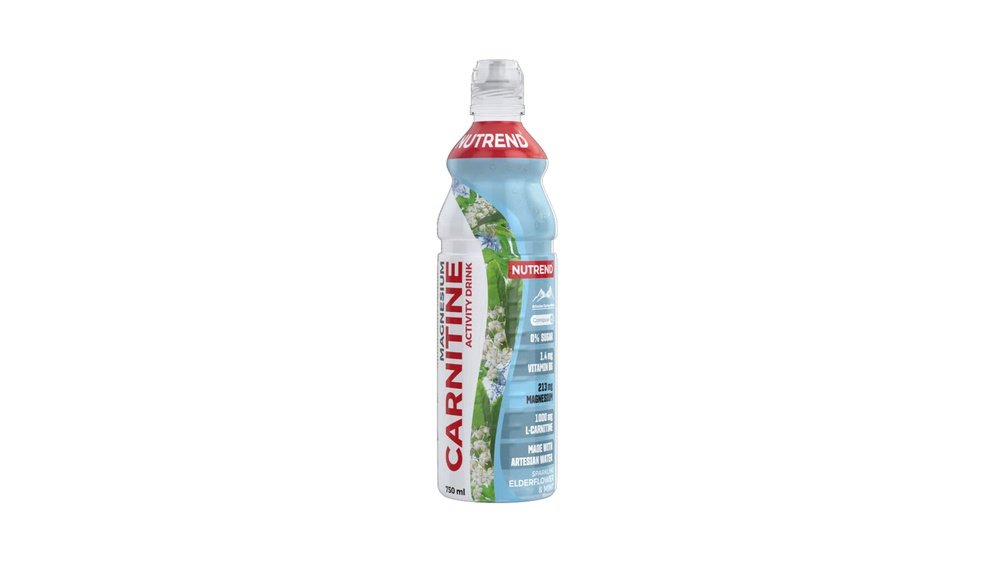Nutrend Carnitine Magnesium Activity Drink 750 ml baza-mäta (sýtená)