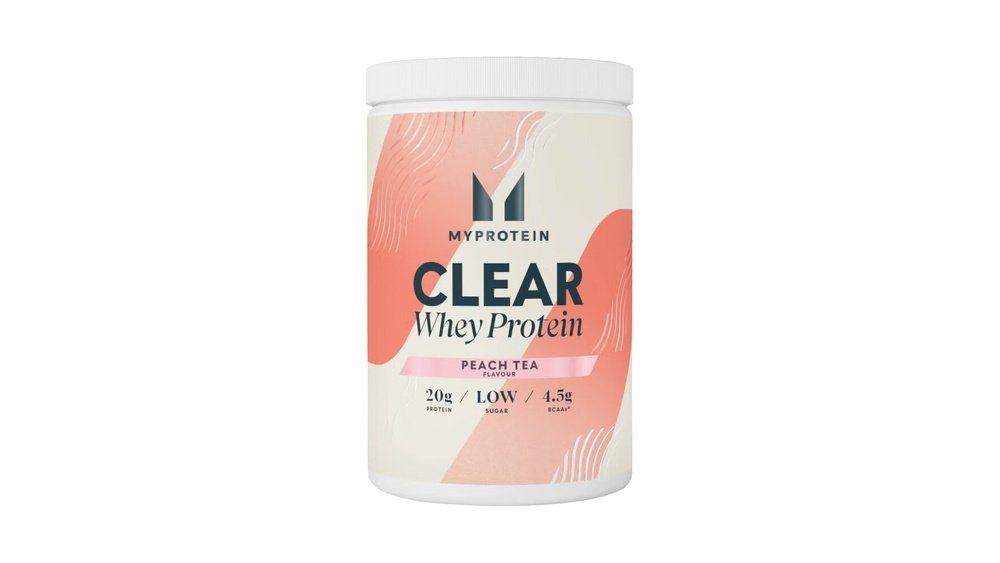 MyProtein Clear Whey Protein 498 - 509 g broskyňový čaj