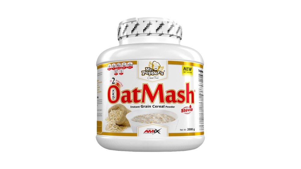 Amix Mr. Popper's Oat Mash 2000 g jahoda-jogurt