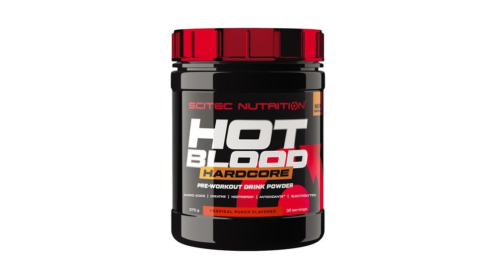 Scitec Nutrition Hot Blood Hardcore 375 g ružová limonáda