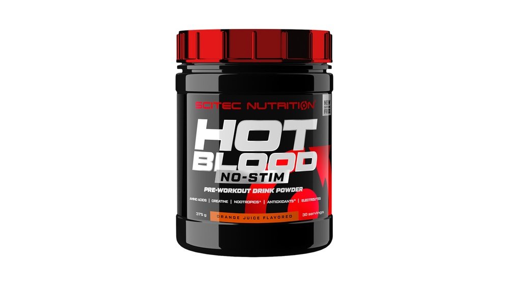 Scitec Nutrition Hot Blood No-Stim 375 g pomarančový džús