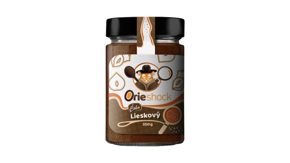 Prom-In Orieshock Čoko Lieskový 350 g čokoláda-lieskový orech