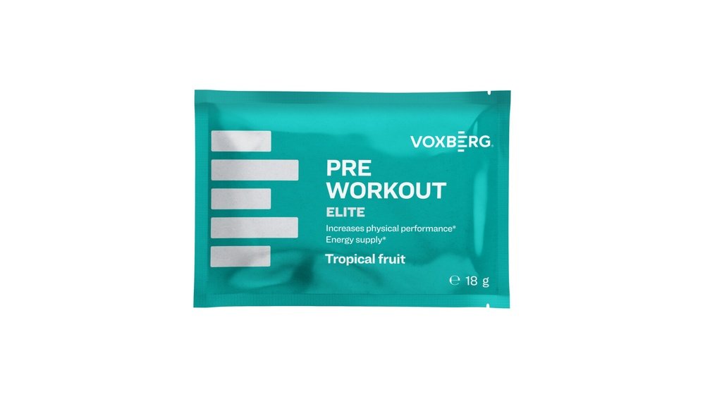 Voxberg Preworkout Elite 18 g bobuľové ovocie