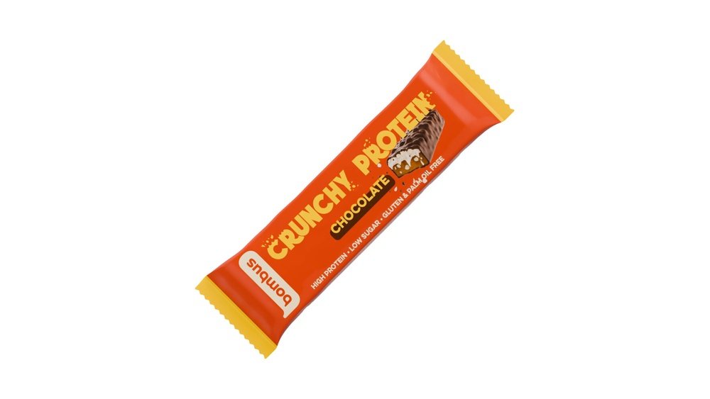 Bombus Crunchy Protein 50 g banán