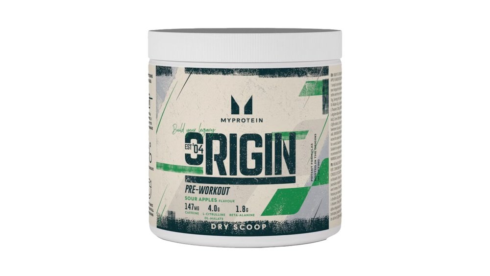 MyProtein Origin Pre-Workout Dry Scoop 288 g marakujový twister