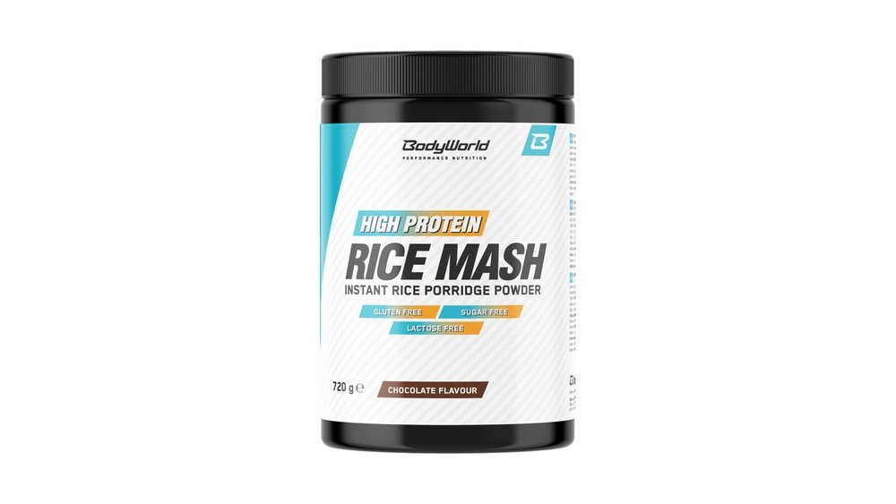 BodyWorld High Protein Rice Mash 720 g slaný karamel-mandľa