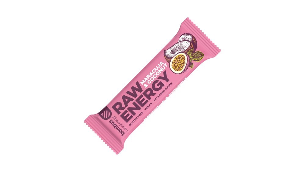 Bombus Raw Energy 50 g banán-kokos