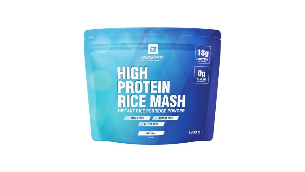 BodyWorld High Protein Rice Mash 1800 g jablko-škorica