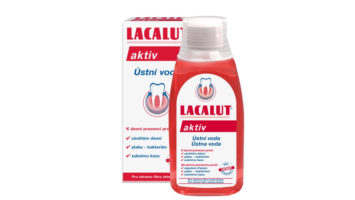 Lacalut Ústní voda Aktiv 300 ml