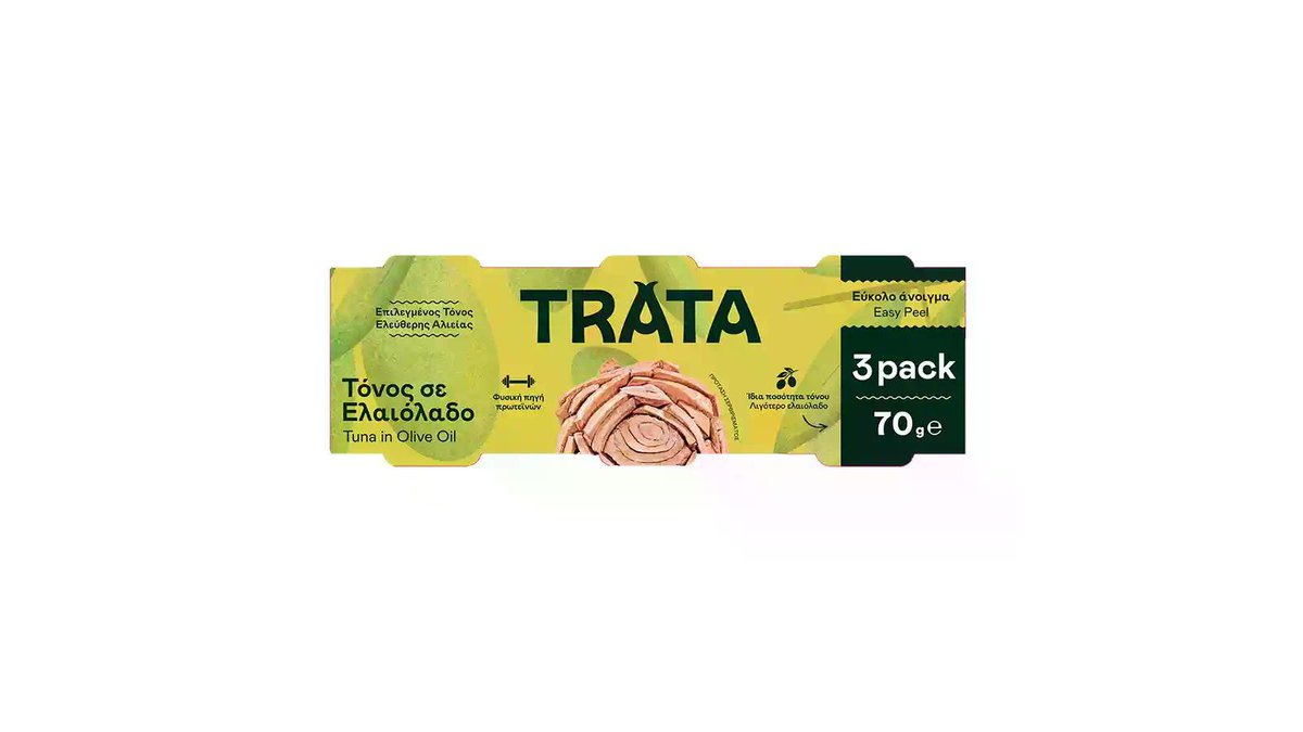 Trata Τόνος Σε Ελαιόλαδο 3x70γρ.