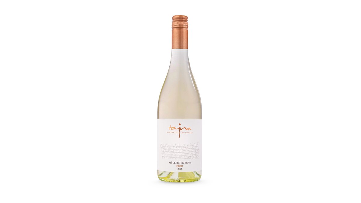 Tajna Muller Thurgau Fresh 2025, biele víno, suché, 0,75 l