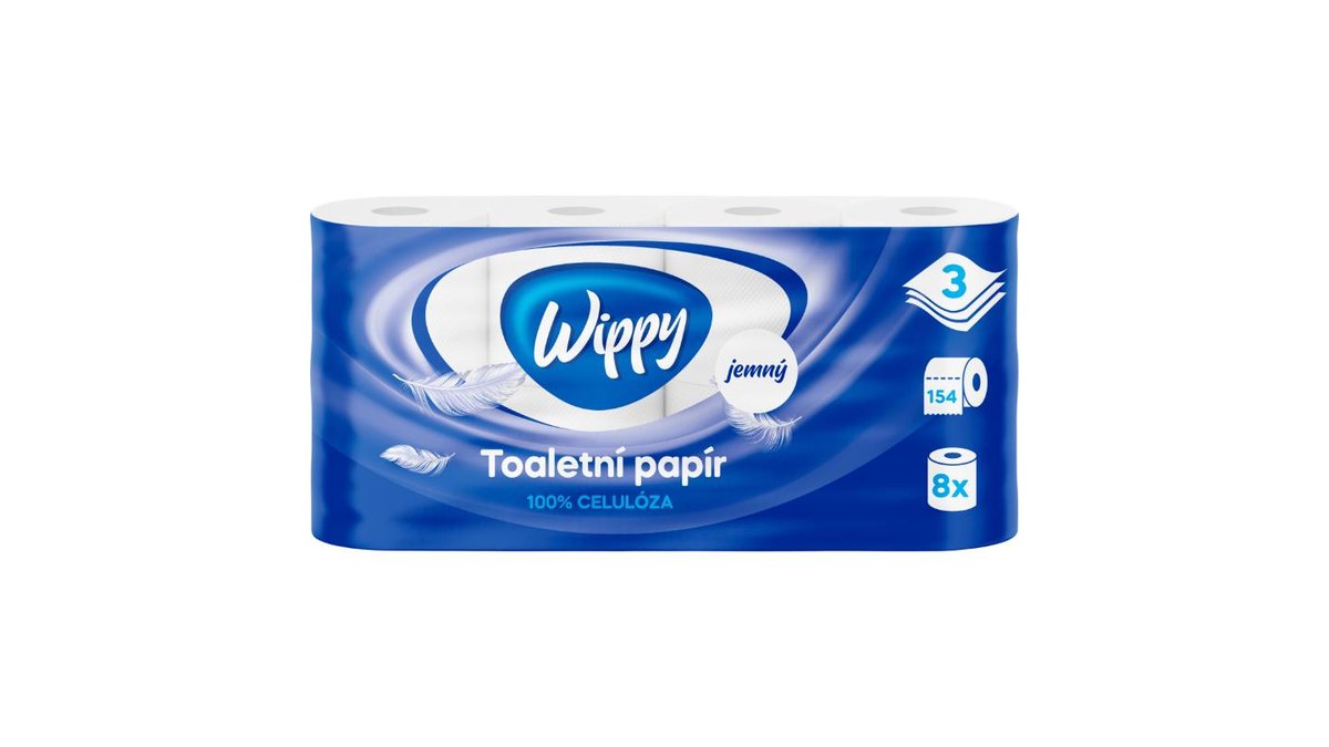 Náhled kategorie Wippy Toaletní papír extra jemný 8 ks