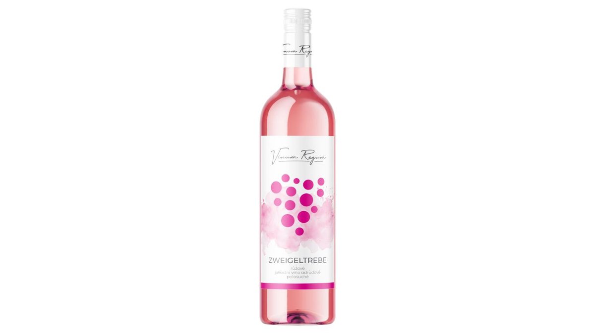 Vinum Regum Zweigeltrebe růžové jakostní víno odrůdové polosuché 0,75l