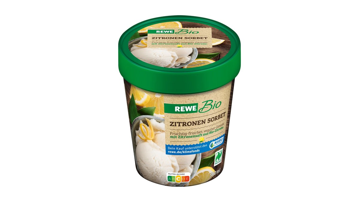 Rewe Bio Zitronen-Sorbet, 500 ml | Wolt Market Charlottenburg | Wolt