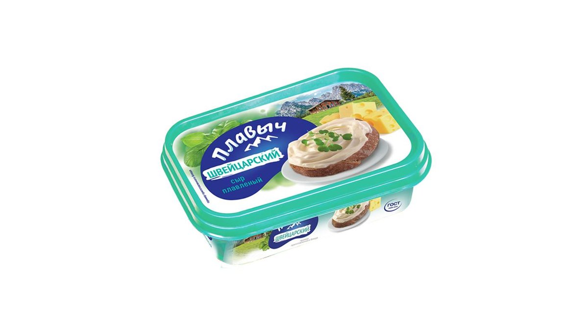 Сыр плавленый Плавыч Швейцарский 180 г