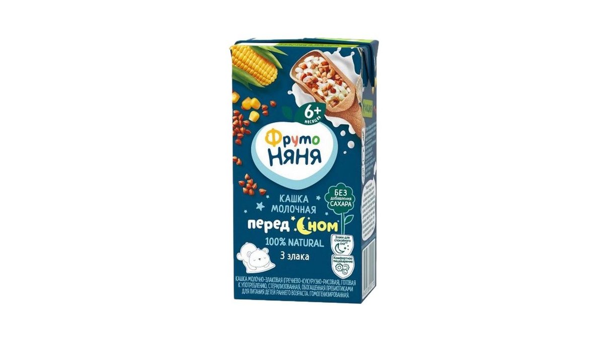 Каша ФРУТО НЯНЯ Молочно злаковая 200г кор